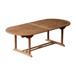 Oval Teak Outdoor Dining Table DTO - 08