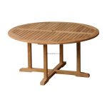 Round Teak Garden Dining Table DTO - 02