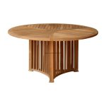 Round Teak Outdoor Dining Table DTO - 01