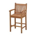 Teak Wood Garden Bar Chair BCO - 02