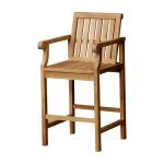 Teak Wood Patio Bar Chair BCO - 03