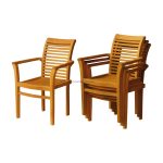 Teak Wood Outdoor Stacking Chair STC - 01